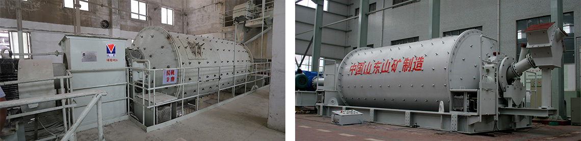 Ball mill driven by desulfurization center