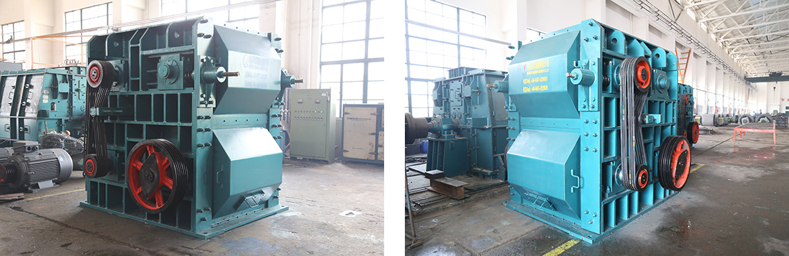 Roller crusher with teeth
